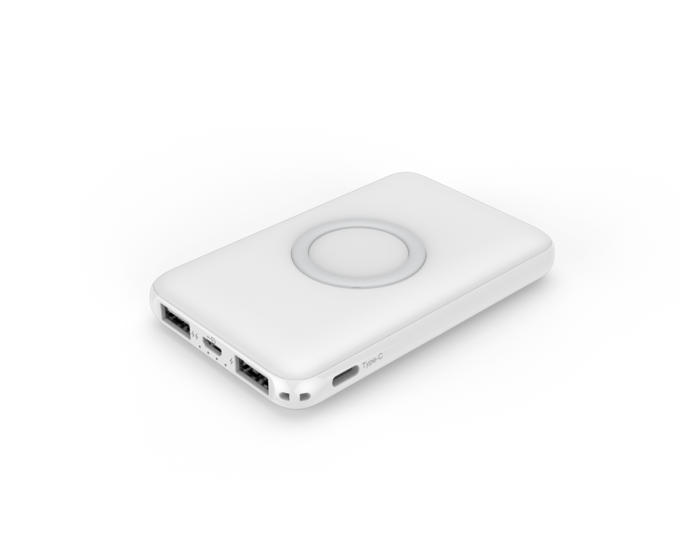 Kablosuz Şarj Özellikli Powerbank 5000 mah