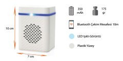 Bluetooth Hoparlör Led Işıklı