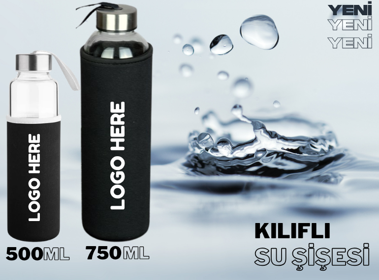 Kılıflı Su Şişesi