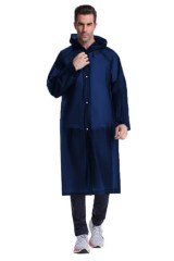 Unisex Tek Beden Kapüşonlu Çıtçıtlı Eva Yağmurluk