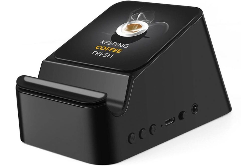 Bluetooth Hoparlör ve Kablosuz Şarj Özellikli Stand